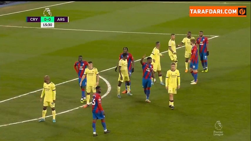 خلاصه بازی کریستال پالاس 3-0 آرسنال (لیگ برتر انگلیس - 2021/22)