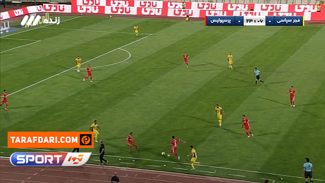 گل امید عالیشاه به فجر (پرسپولیس 1-0 فجر)