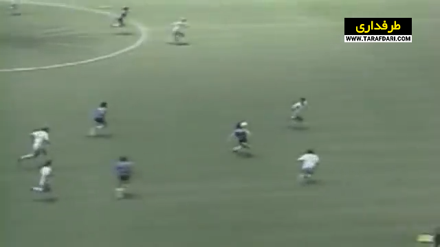 پیروزی 2-1 آرژانتین مقابل انگلیس با بریس دیگو مارادونا در یک چهارم نهایی جام جهانی (1986/6/22) / فیلم
