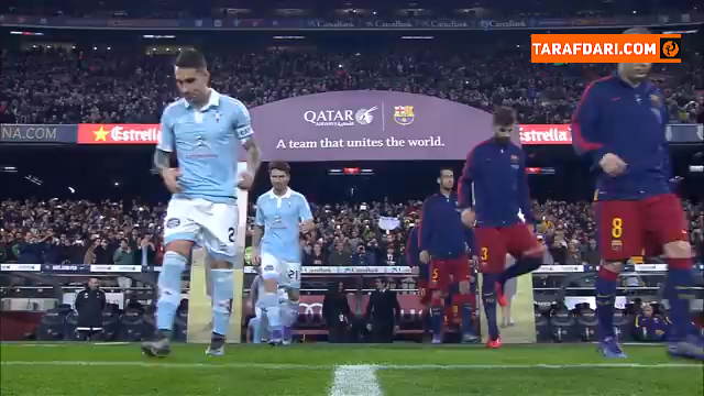 برتری 6-1 بارسلونا مقابل سلتاویگو با هت تریک لوییس سوارز (2016/2/14) / فیلم
