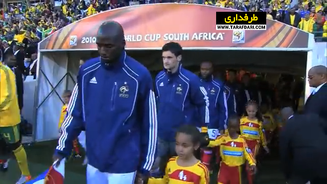 شکست 2-1 فرانسه مقابل آفریقای جنوبی و حذف در دور گروهی جام جهانی (22 ژوئن، 2010) / فیلم