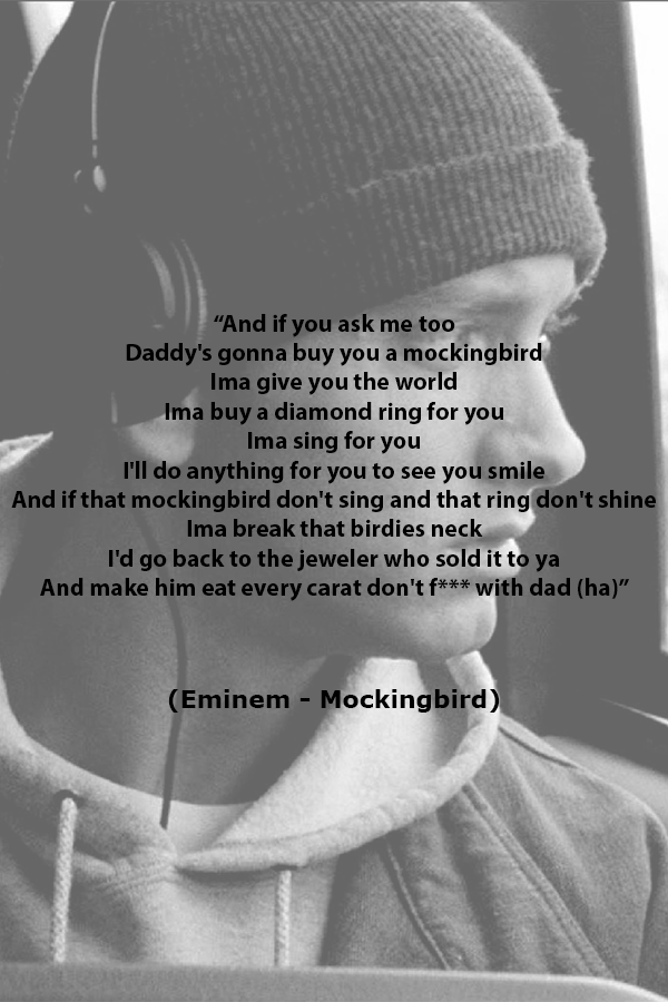 ترجمه و دانلود آهنگ Mockingbird از Eminem