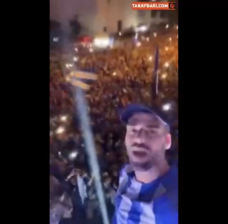 مهدی طارمی در مراسم قهرمانی پورتو / فیلم